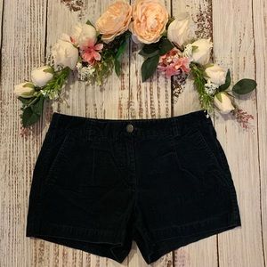 J.Crew Stretch Cord Shorts Navy City Fit